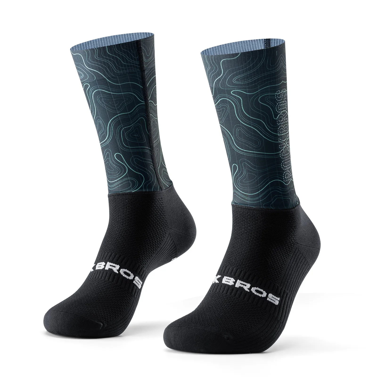 Aero Compression Cycling Socks Printed Performance Fit - Image 16