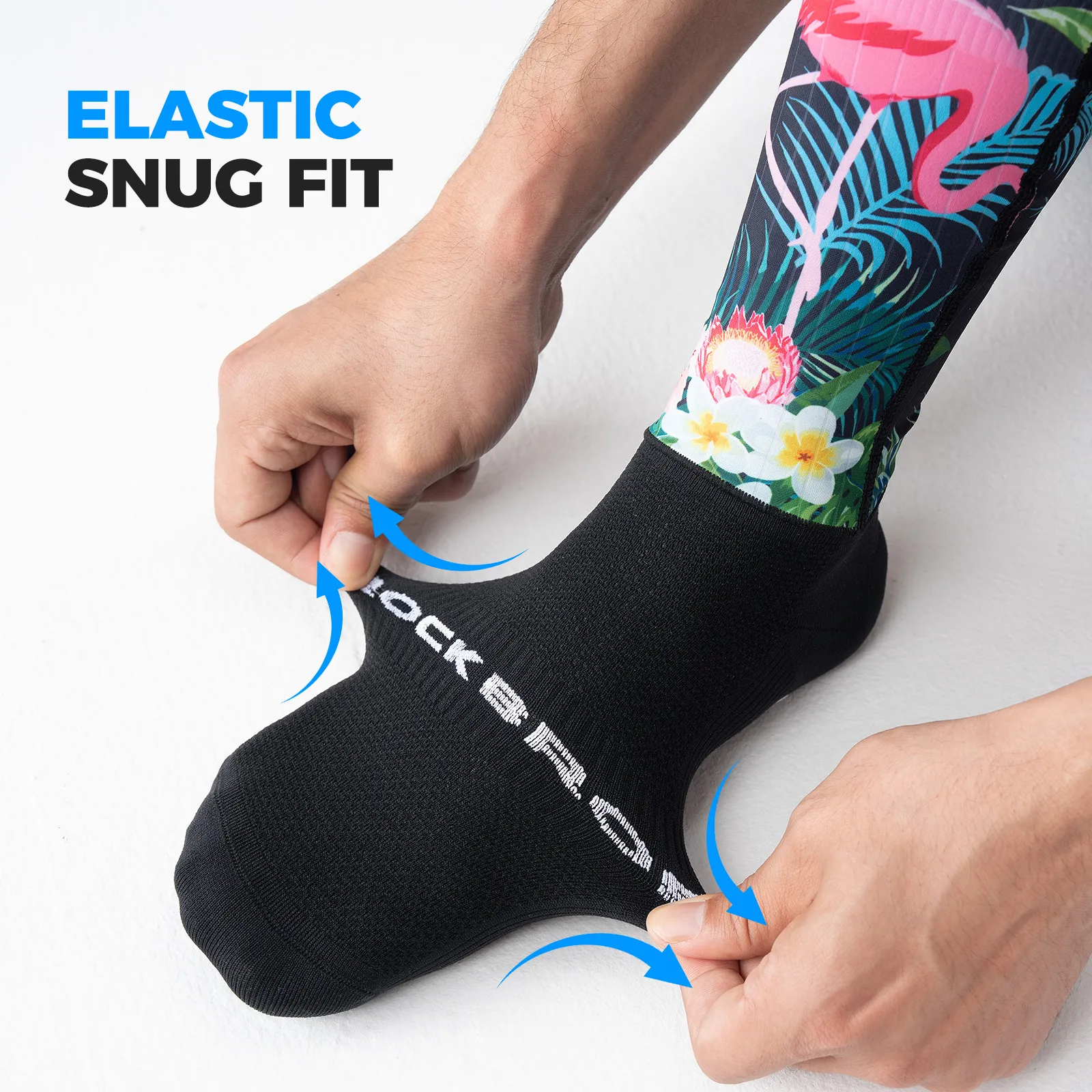 Aero Compression Cycling Socks Printed Performance Fit - Image 34