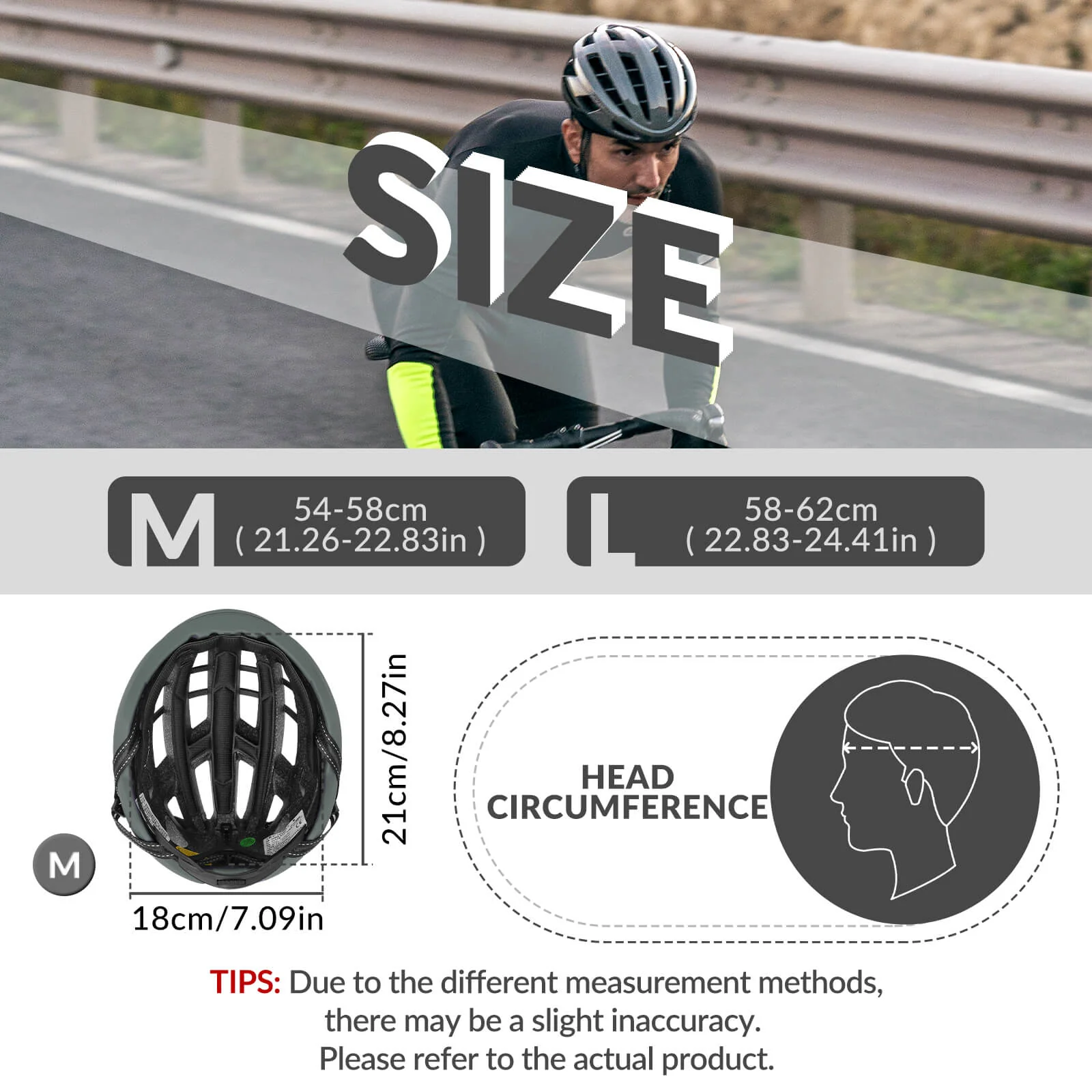 Aero Road Bike Helmet Magnetic Clip Lock Unisex - Image 3
