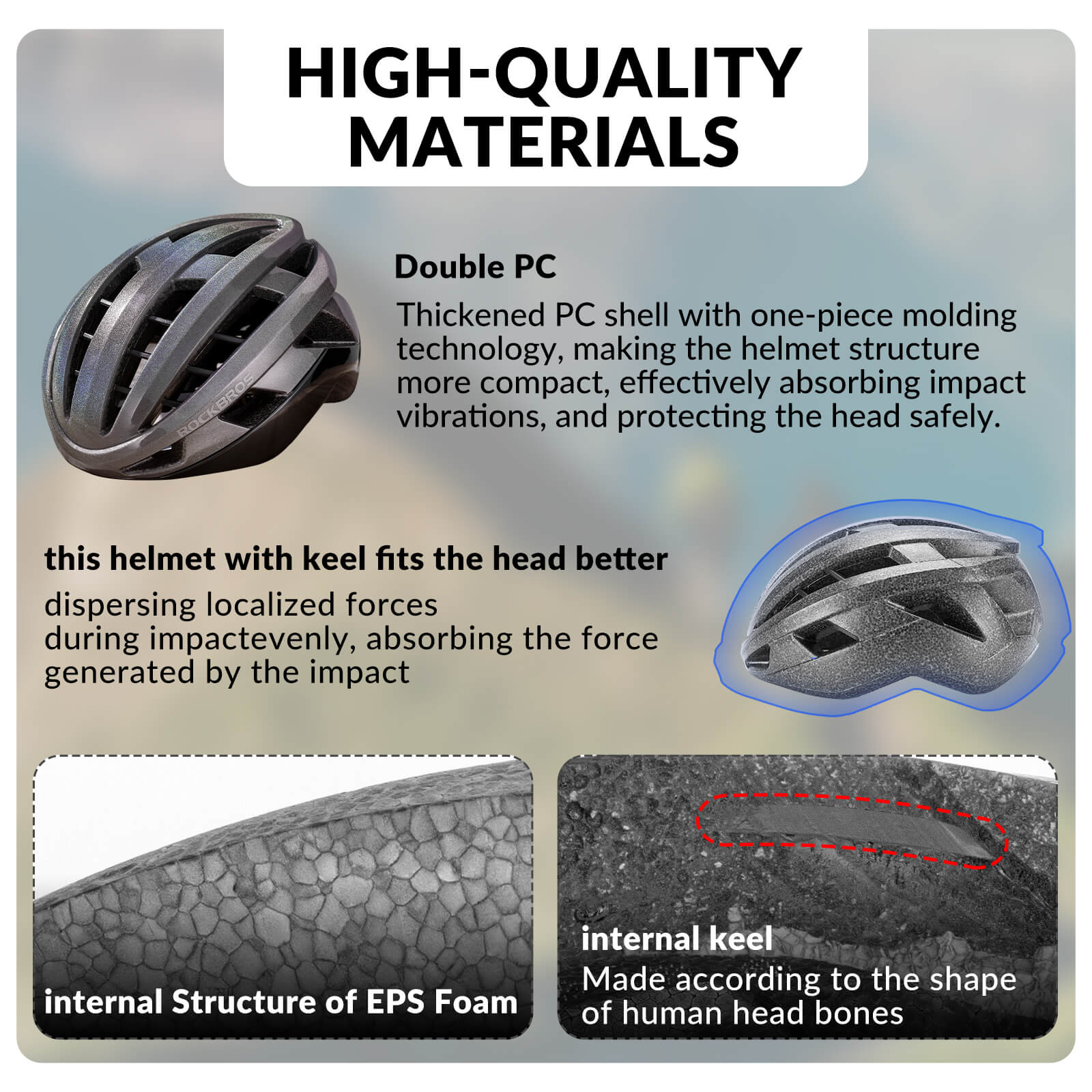 Aero Road Bike Helmet Magnetic Clip Lock Unisex - Image 7
