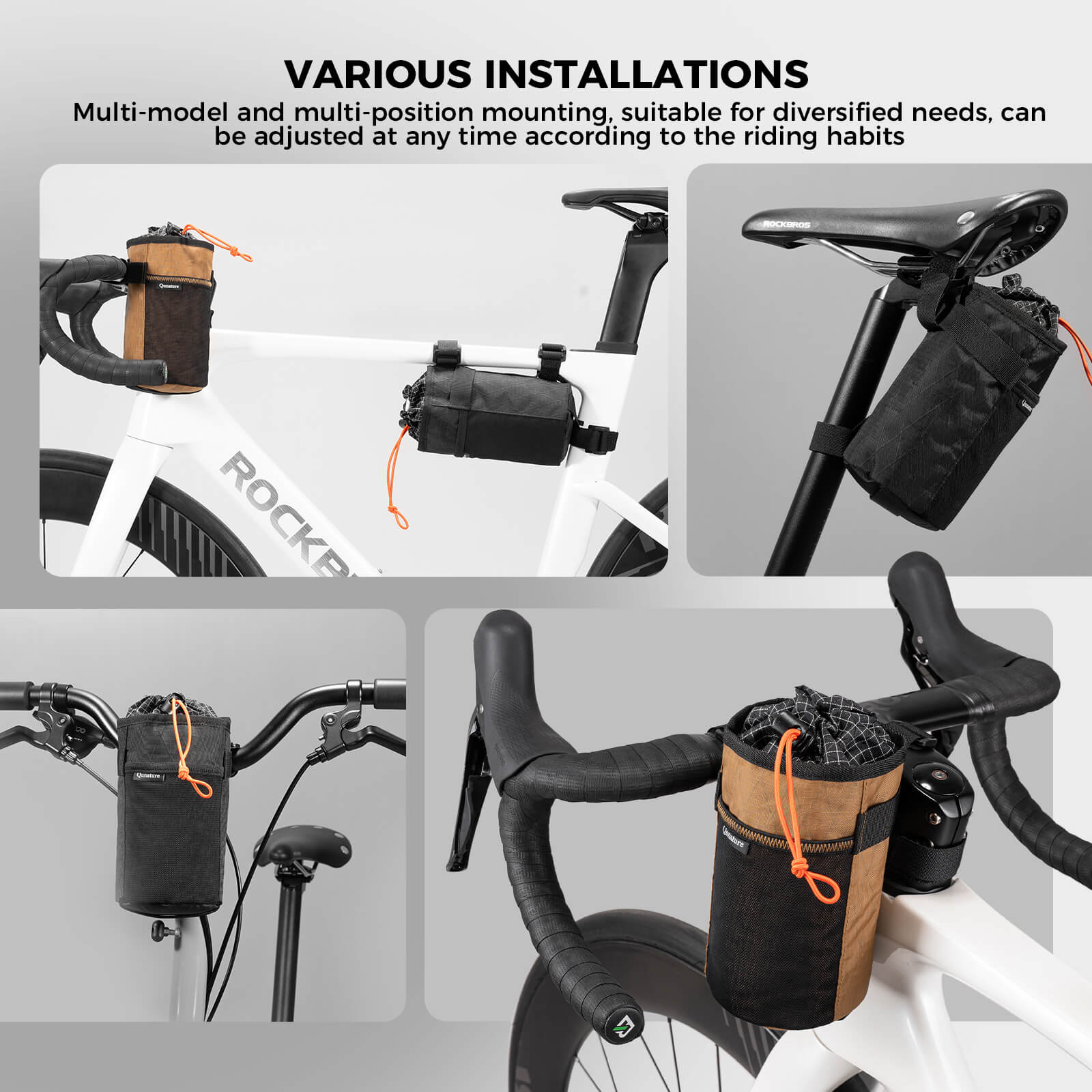 Bikepacking Thermal Handlebar Bottle Bag 1L - Image 15