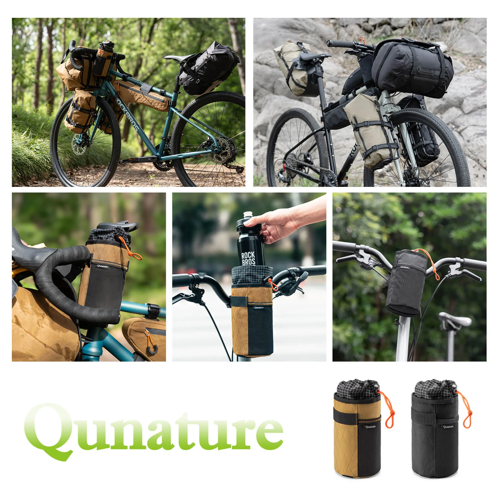 Bikepacking Thermal Handlebar Bottle Bag 1L - Image 16