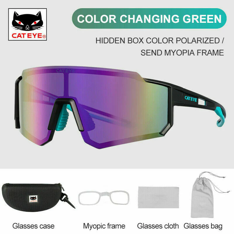 CATEYE Glasses Woman Men Cycling Polarized Sport Bicycle Sunglasses MTB Bicycle Hiking Glasses - Image 3