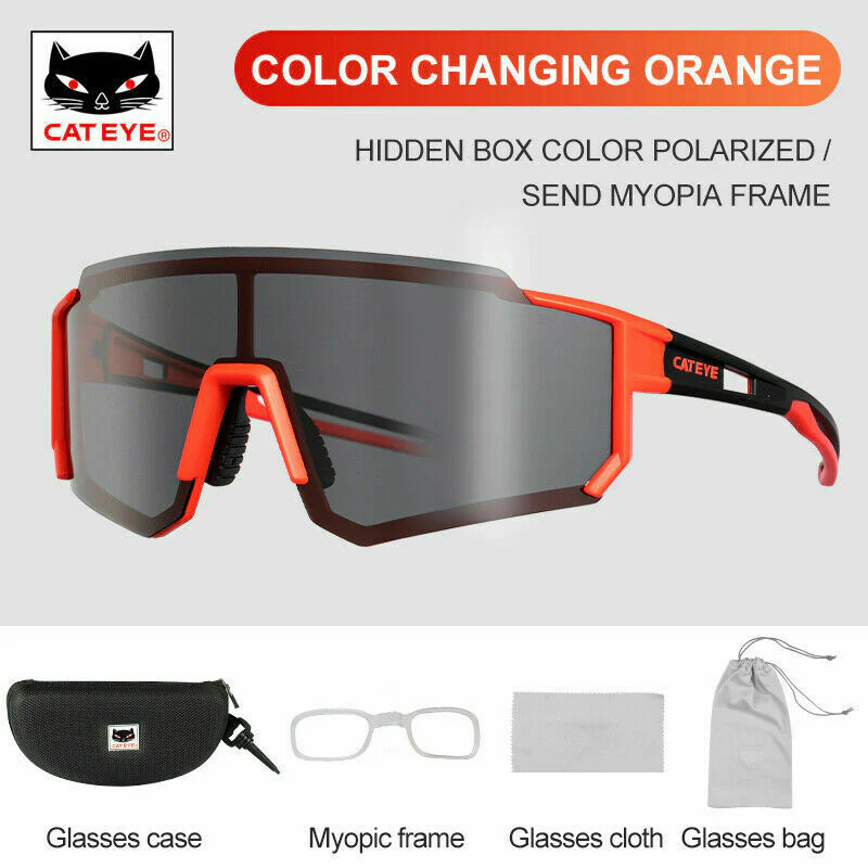 CATEYE Glasses Woman Men Cycling Polarized Sport Bicycle Sunglasses MTB Bicycle Hiking Glasses - Image 6