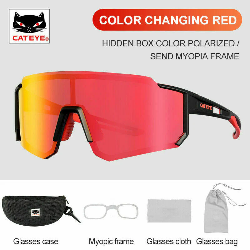 CATEYE Glasses Woman Men Cycling Polarized Sport Bicycle Sunglasses MTB Bicycle Hiking Glasses - Image 8