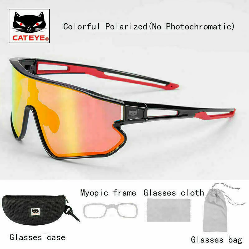 CATEYE Glasses Woman Men Cycling Polarized Sport Bicycle Sunglasses MTB Bicycle Hiking Glasses - Image 9