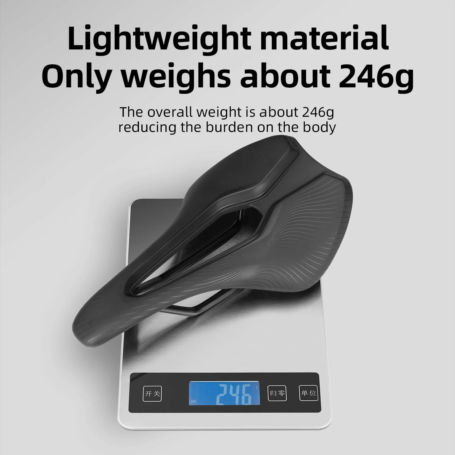 Comfort Breathable Bike Sport Saddle Tail Light Compatible - Image 8