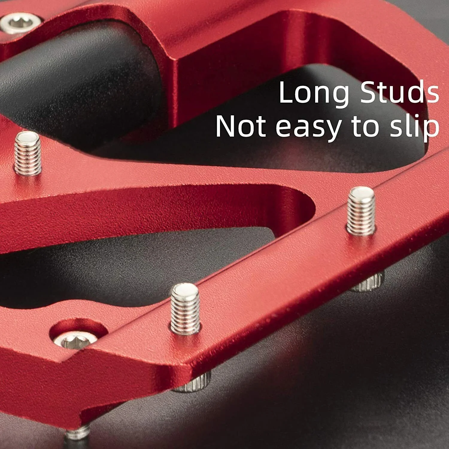 ROCKBROS Super Lightweight Bike Pedals in Black or Red (Pair) - Image 13