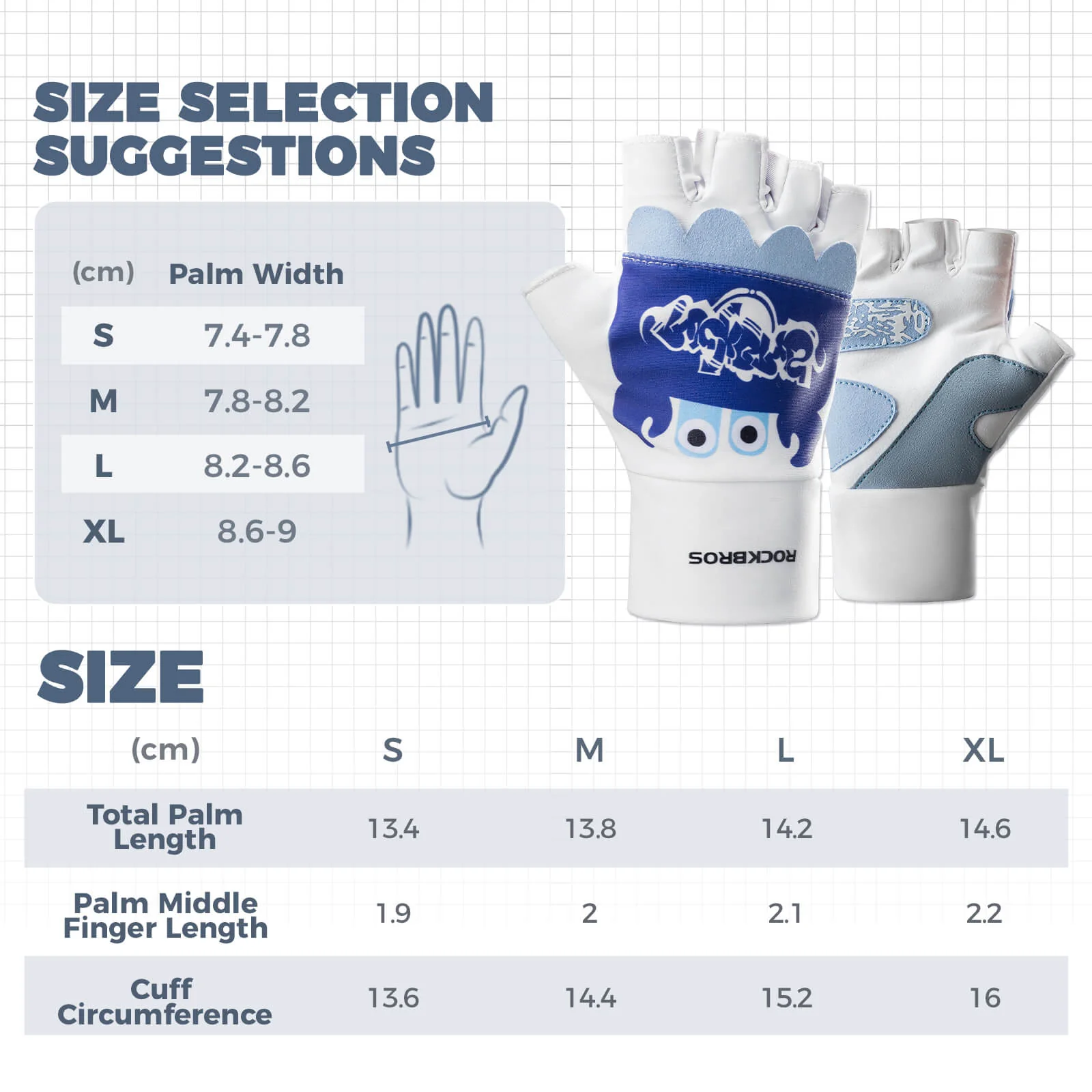 Cute Kids Half-Finger Cycling Gloves Non-Slip Padded Unisex - Image 5