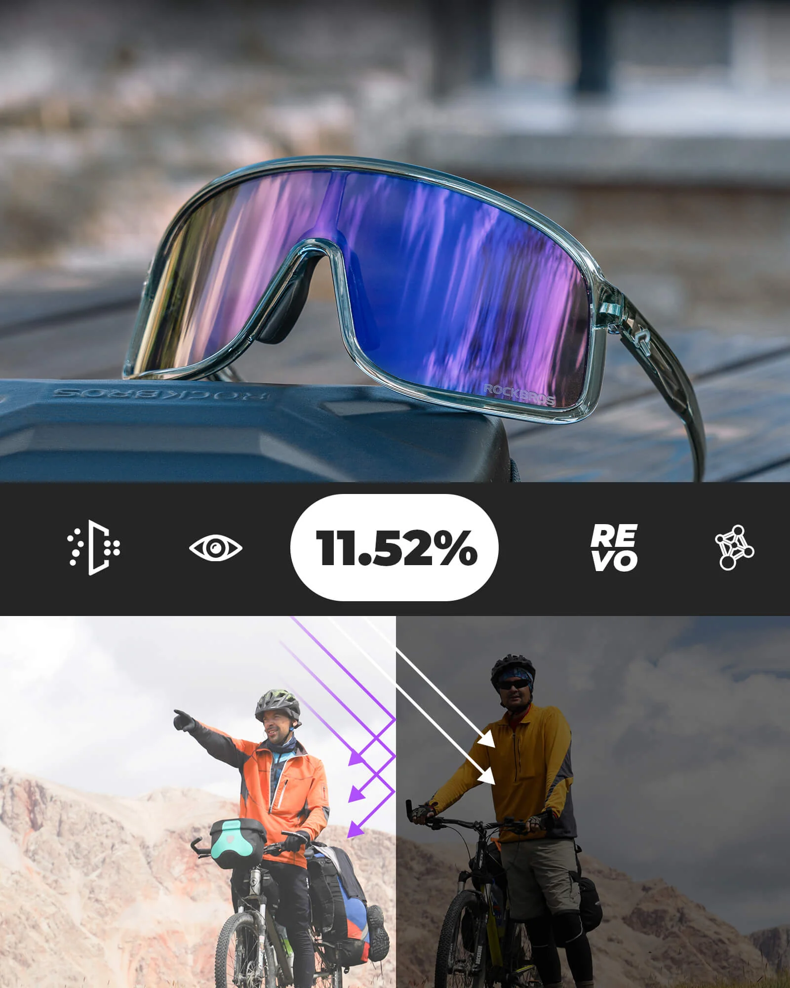 Cycling Sunglasses Polarized Sports Glasses UV400 - Image 45