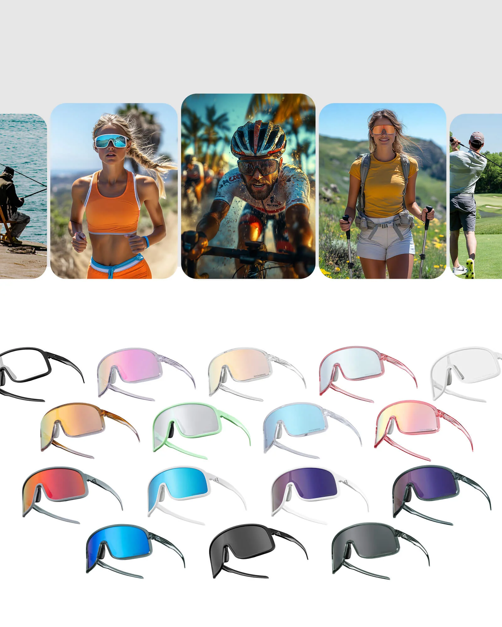 Cycling Sunglasses Polarized Sports Glasses UV400 - Image 48