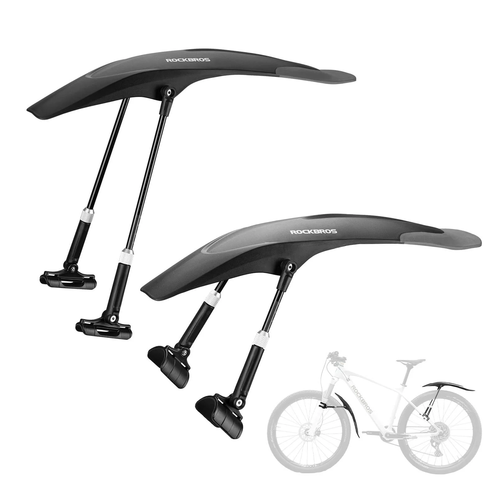 Durable Mudguards Set Adjustable Front & Rear Bike Fenders for 26-29 inch - Image 18