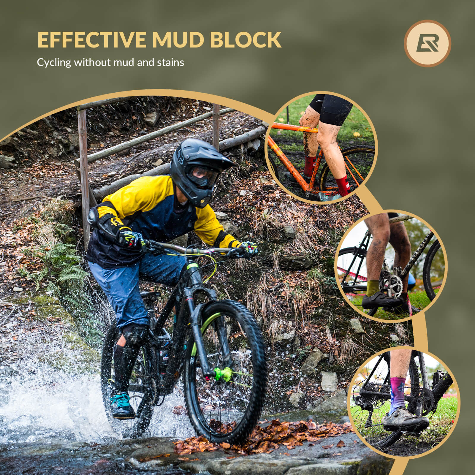 Durable Mudguards Set Adjustable Front & Rear Bike Fenders for 26-29 inch - Image 4
