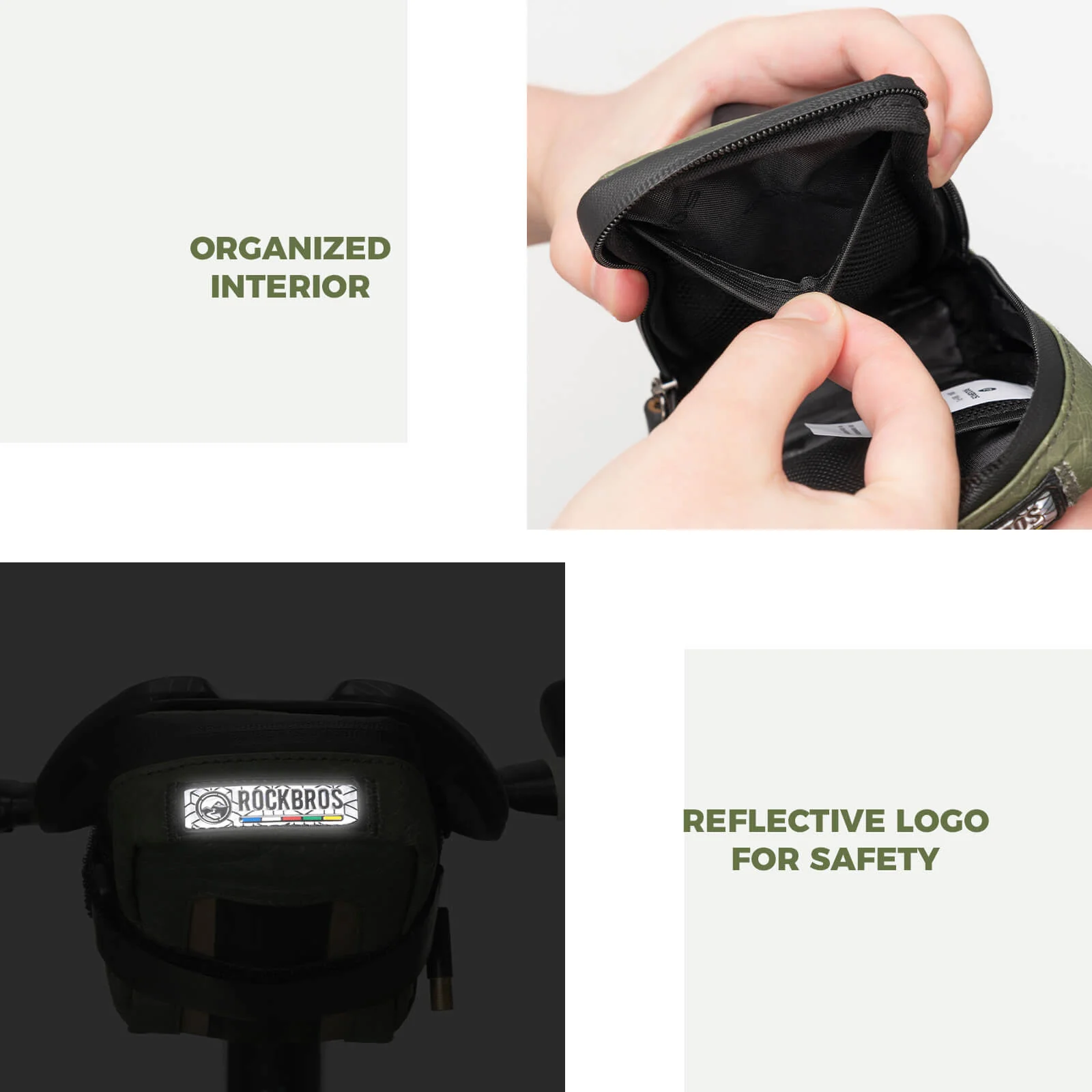 EcoMate Recycled Tire Bike Saddle Bag 0.4L - Image 5