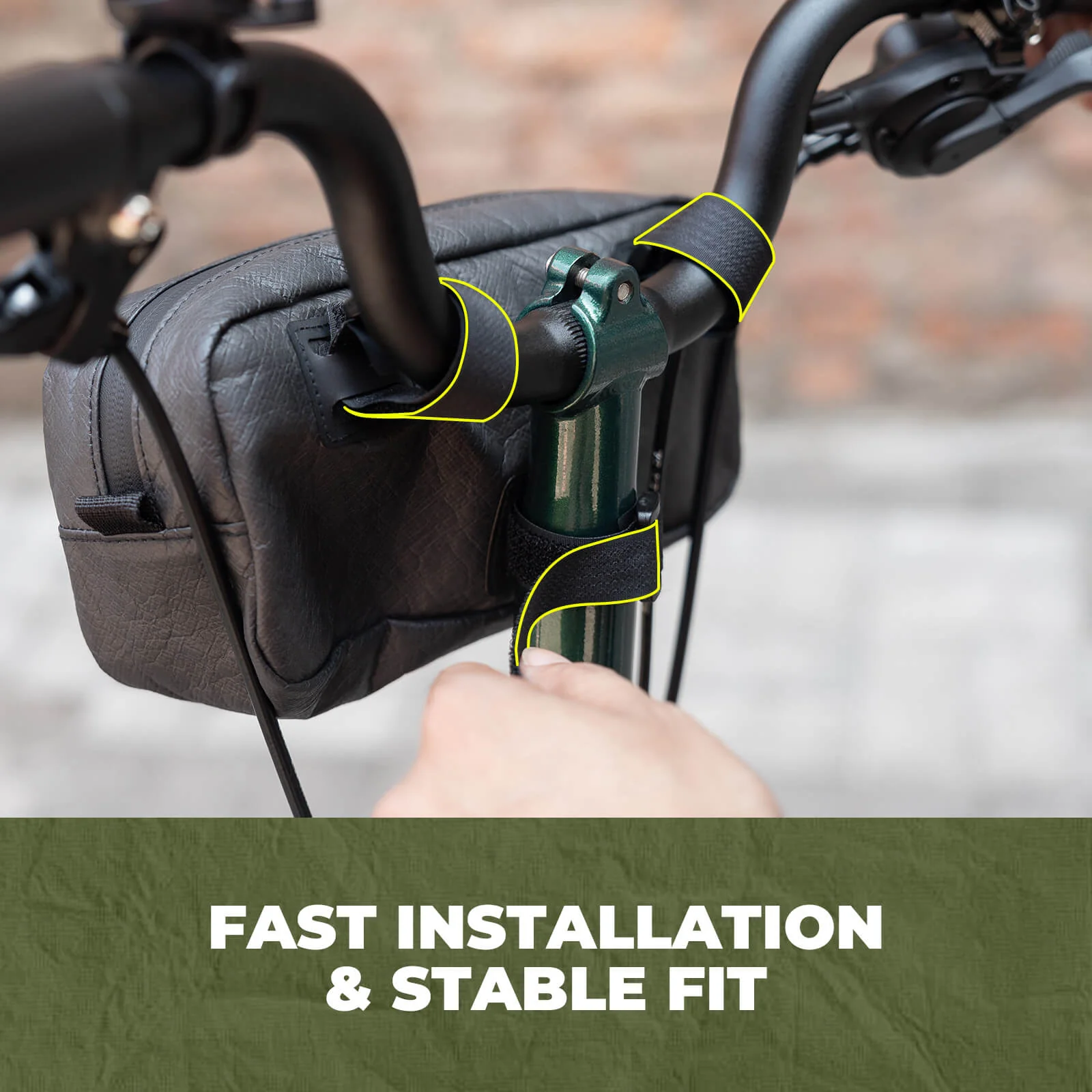 EcoMate Tear-Resistant Paper Handlebar Bag DayRide - Image 4