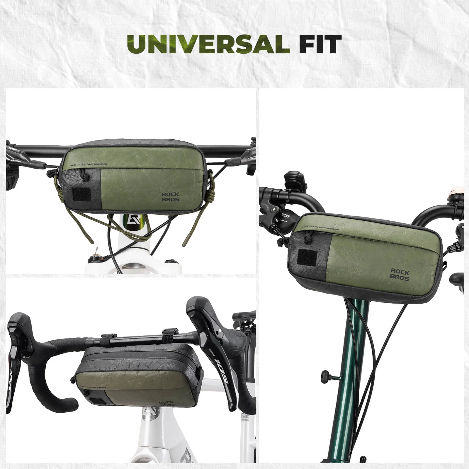 EcoMate Tear-Resistant Paper Handlebar Bag DayRide - Image 7