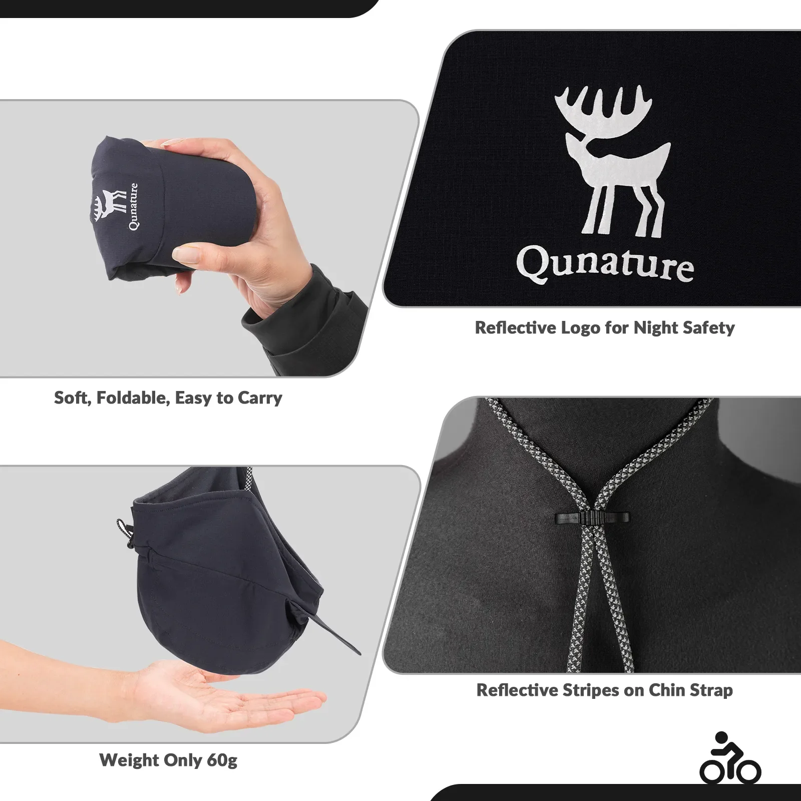 Fleece Winter Cap with Ear Flaps Windproof Warm Hat for Cycling - Image 6