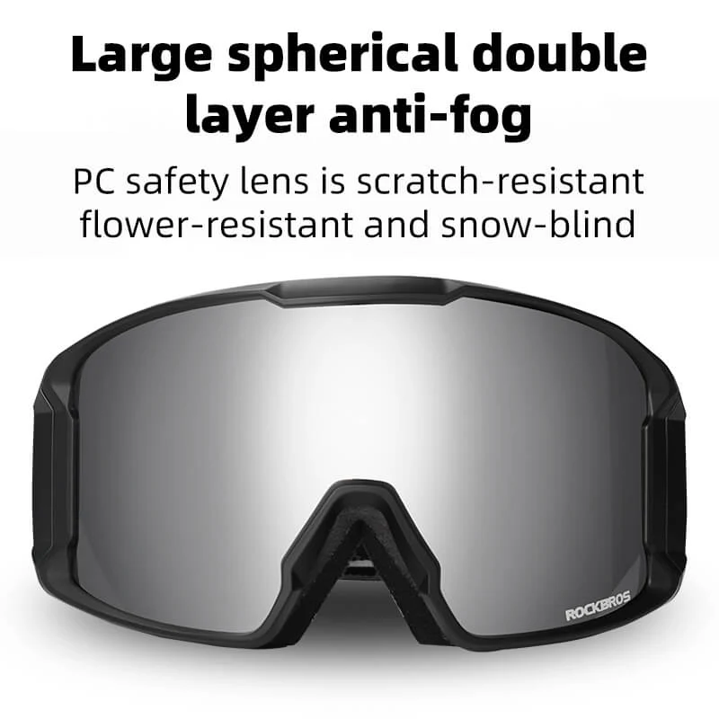 Full Frame Ski Goggles Dual Layer Anti Fog Lens - Image 3