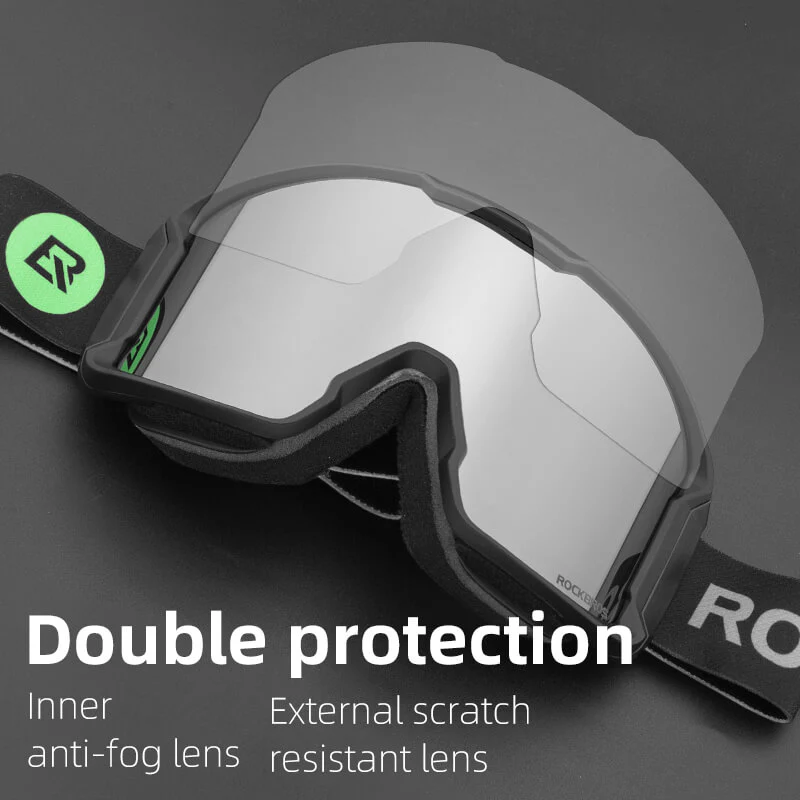 Full Frame Ski Goggles Dual Layer Anti Fog Lens - Image 4