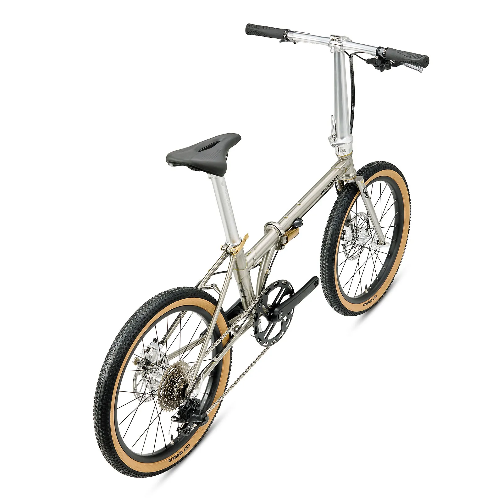 Garvis Folding Bike 20 Inch Chromoly 9-Speed Disc Brake - Image 3