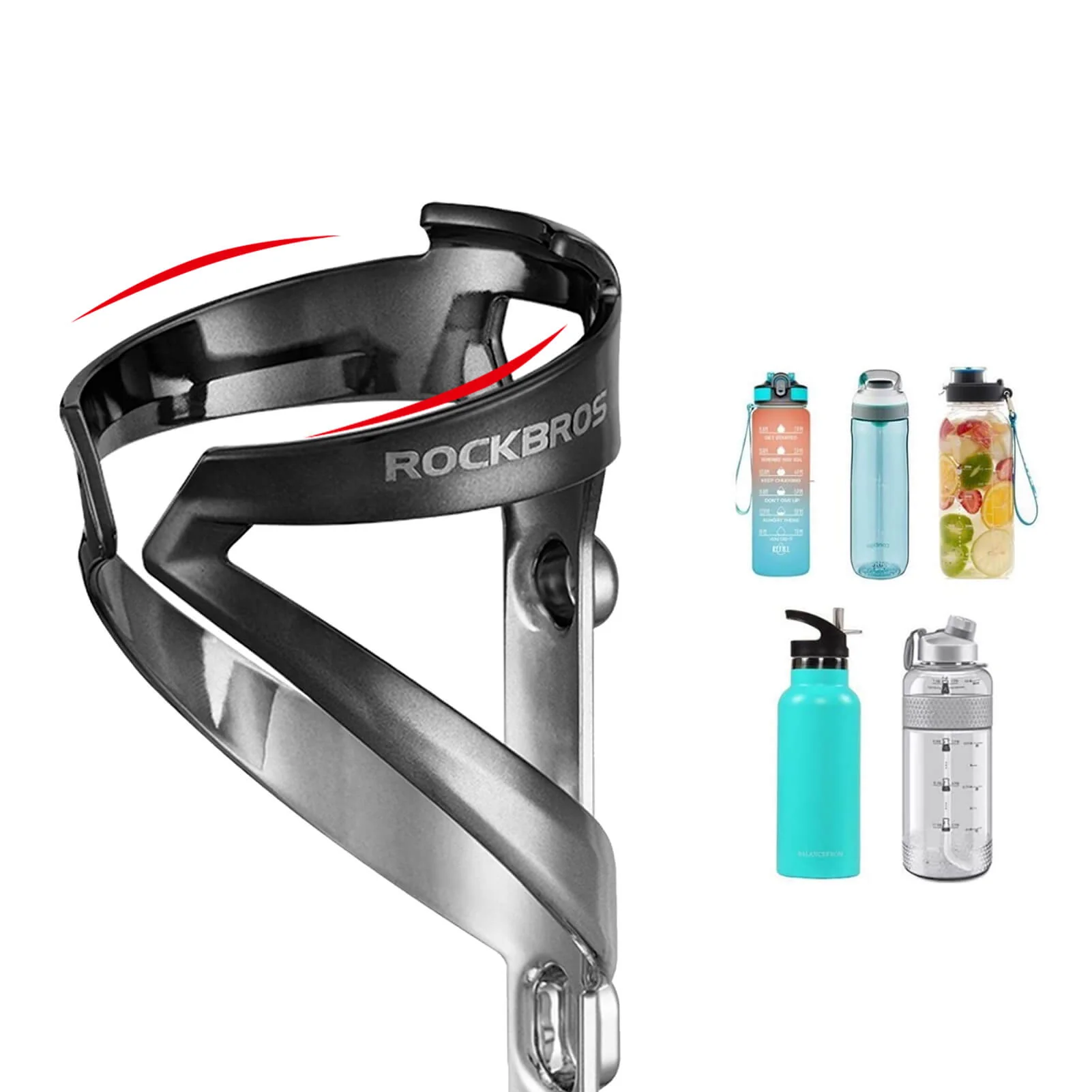 Gradient Color Cycling Water Bottle Cages - Image 3