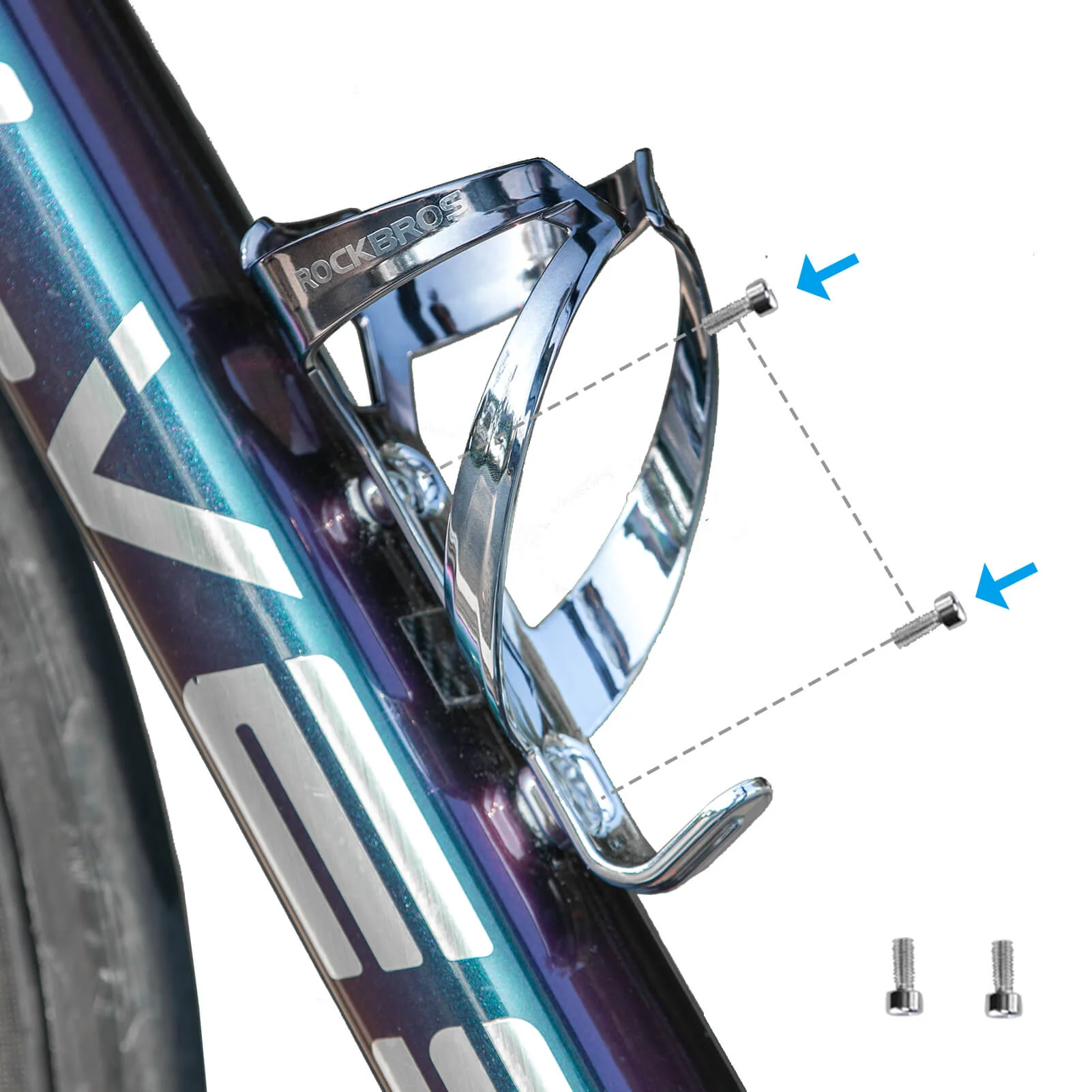 Gradient Color Cycling Water Bottle Cages - Image 4