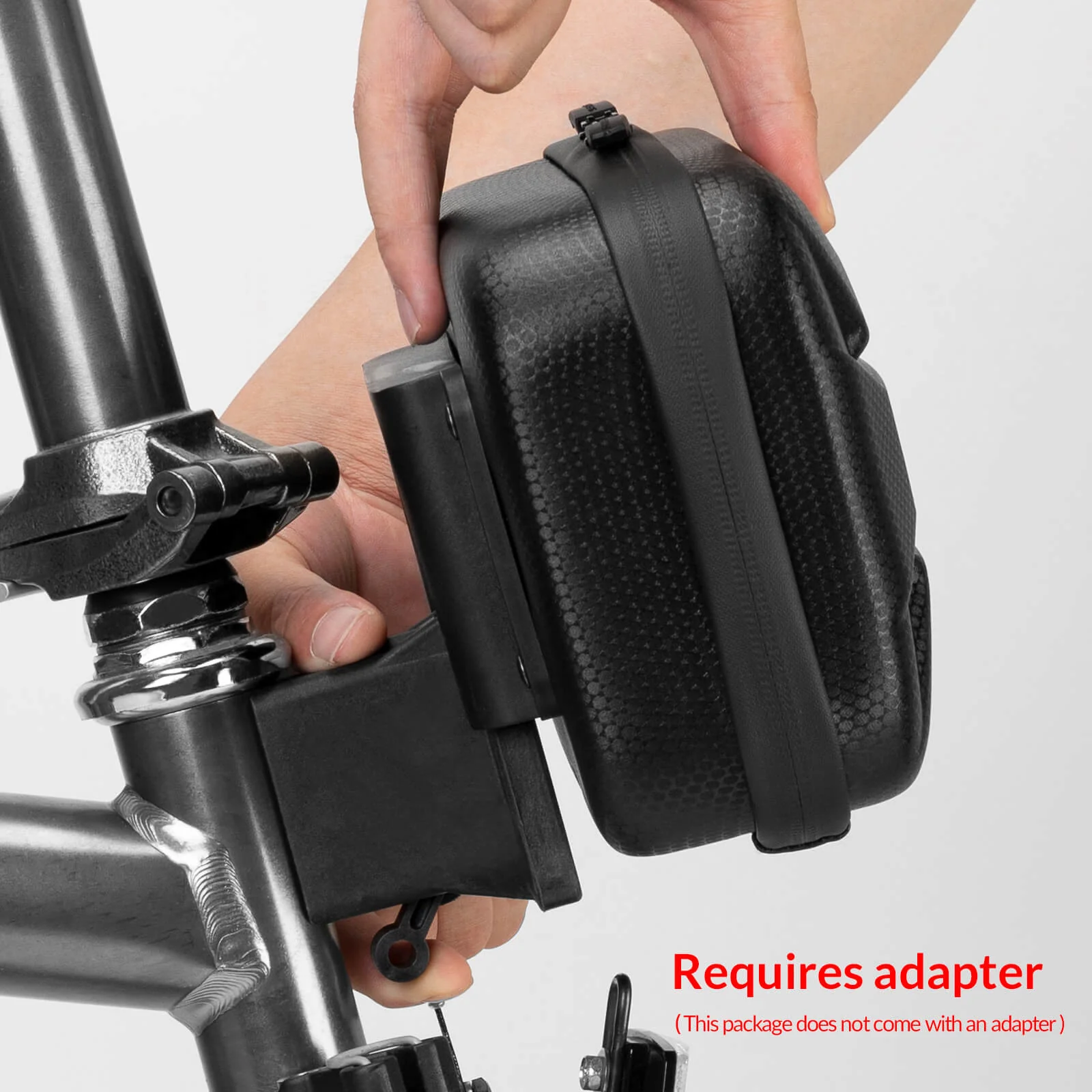 Hard Shell Folding Bike Front Bag – Waterproof & Quick Mount 1.2L - Image 8
