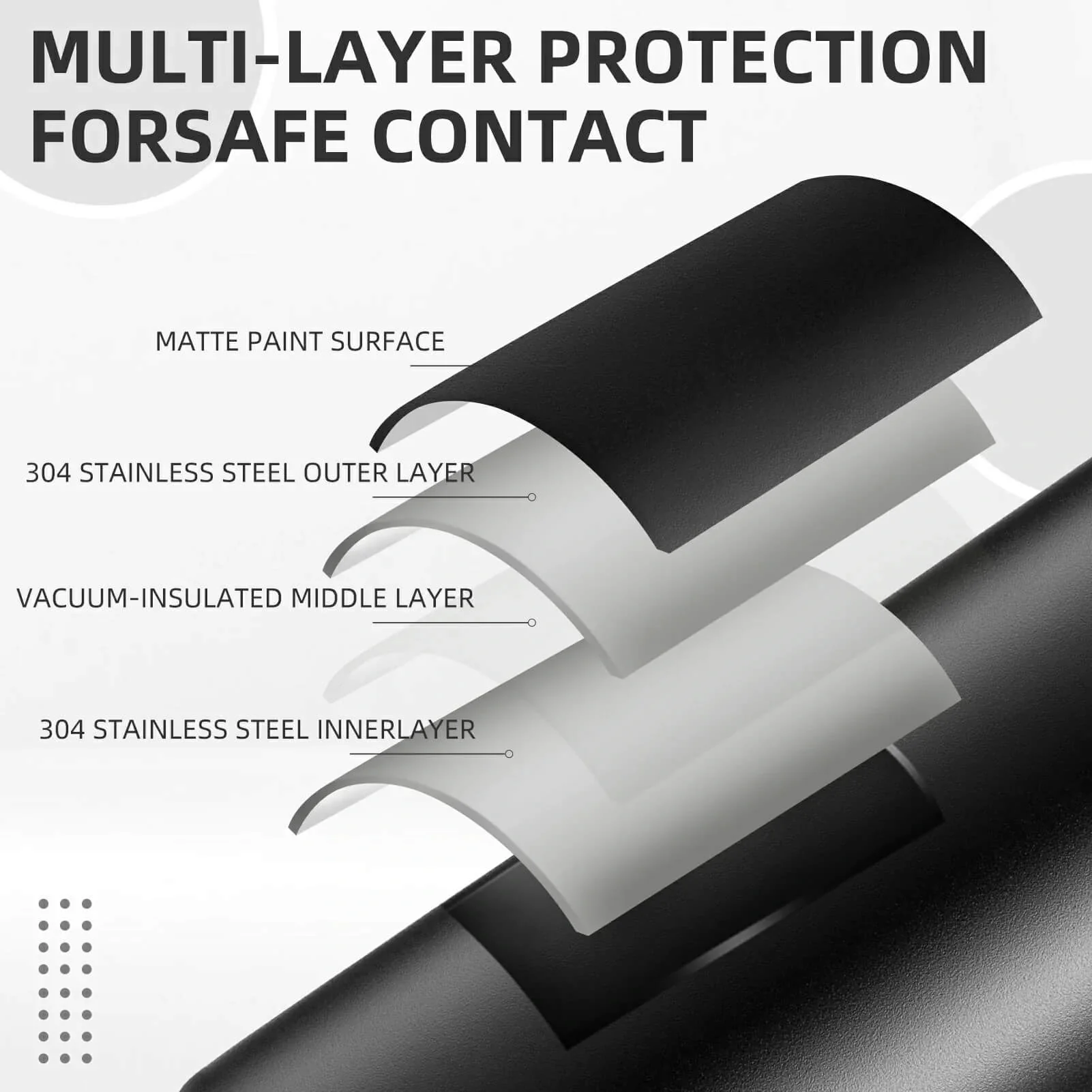 Insulated Vacuum Water Bottle 550ml/650ml - Image 11