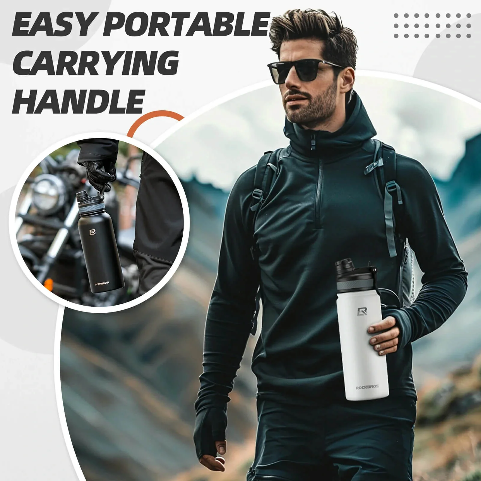 Insulated Vacuum Water Bottle 550ml/650ml - Image 16