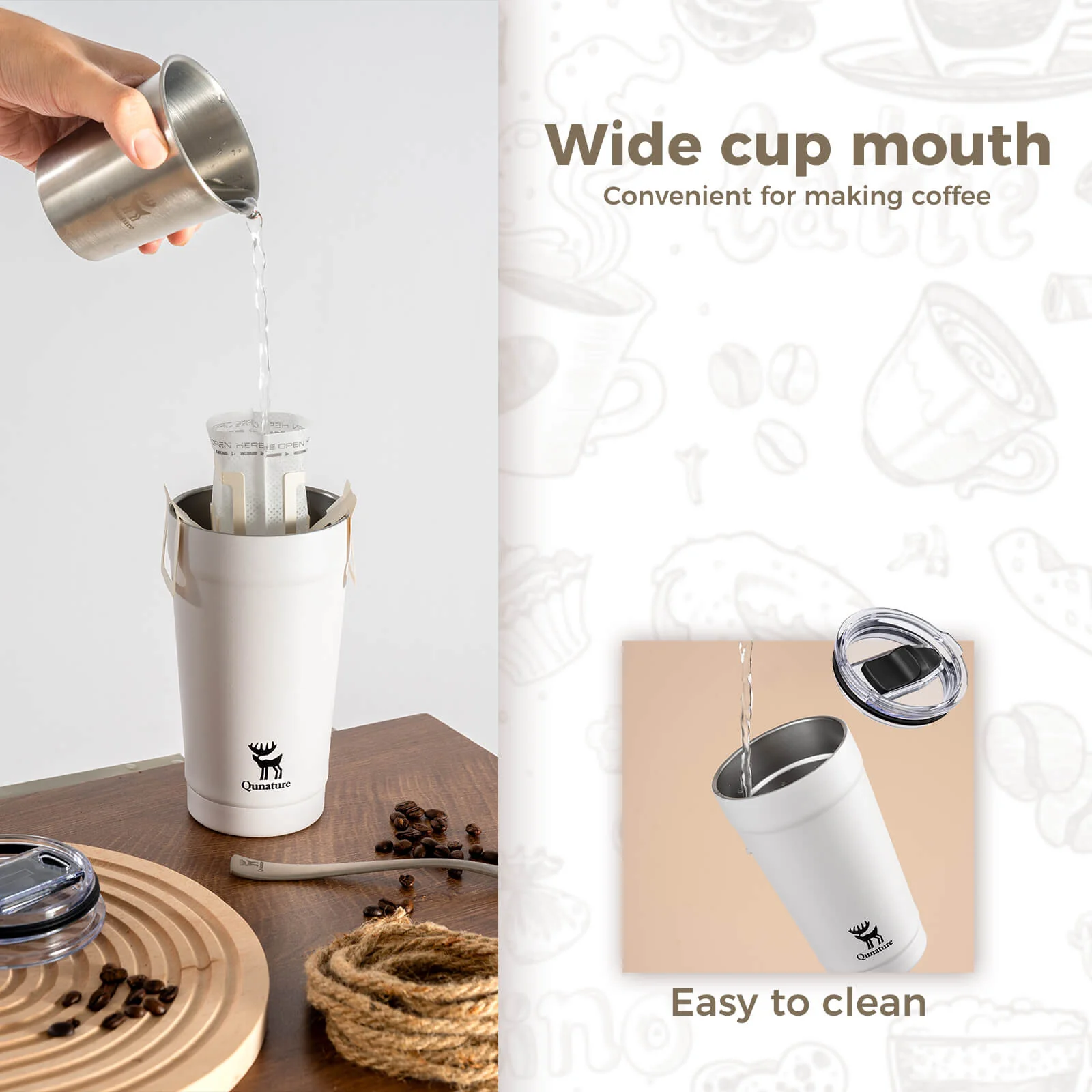 KeepFresh Thermal Stainless Coffee Cup - Image 14