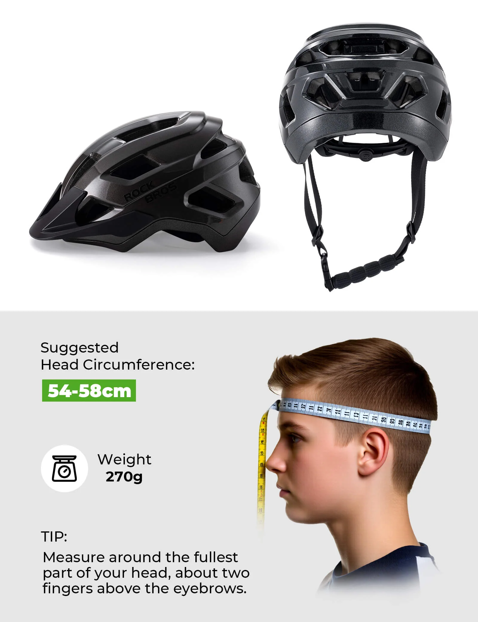 Kickstart Teen Bike Helmet All Round Protection LK-67 - Image 15