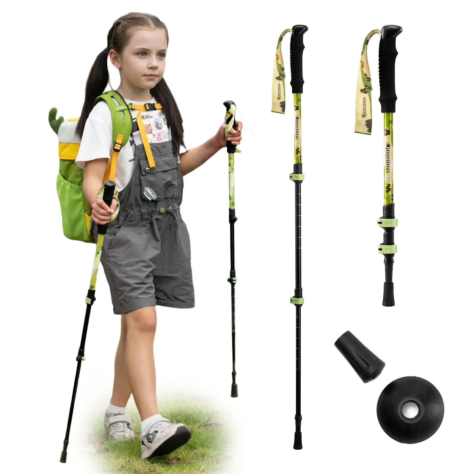 Kids Adventure Trekking Poles 51–100cm Adjustable - Image 10