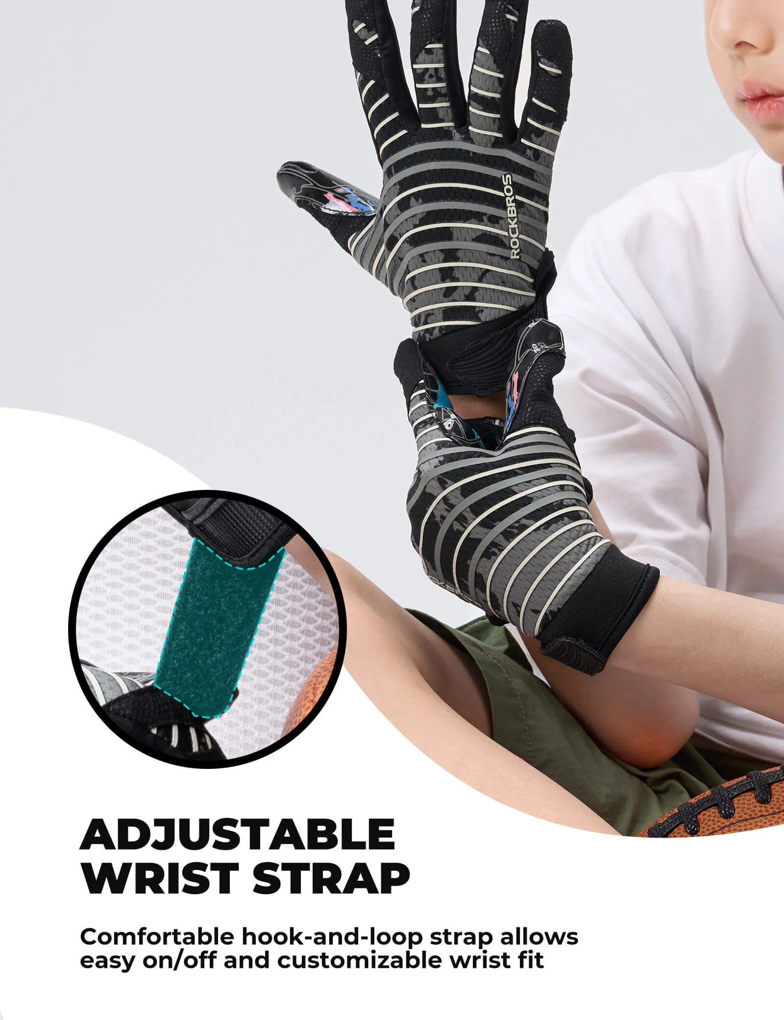 Kids Full-Finger Anti-Slip Cycling Gloves Guardian Grip - Image 3