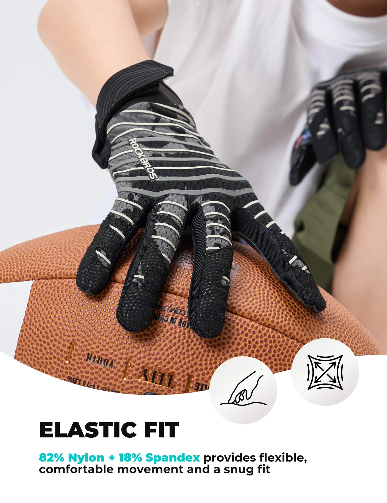 Kids Full-Finger Anti-Slip Cycling Gloves Guardian Grip - Image 4