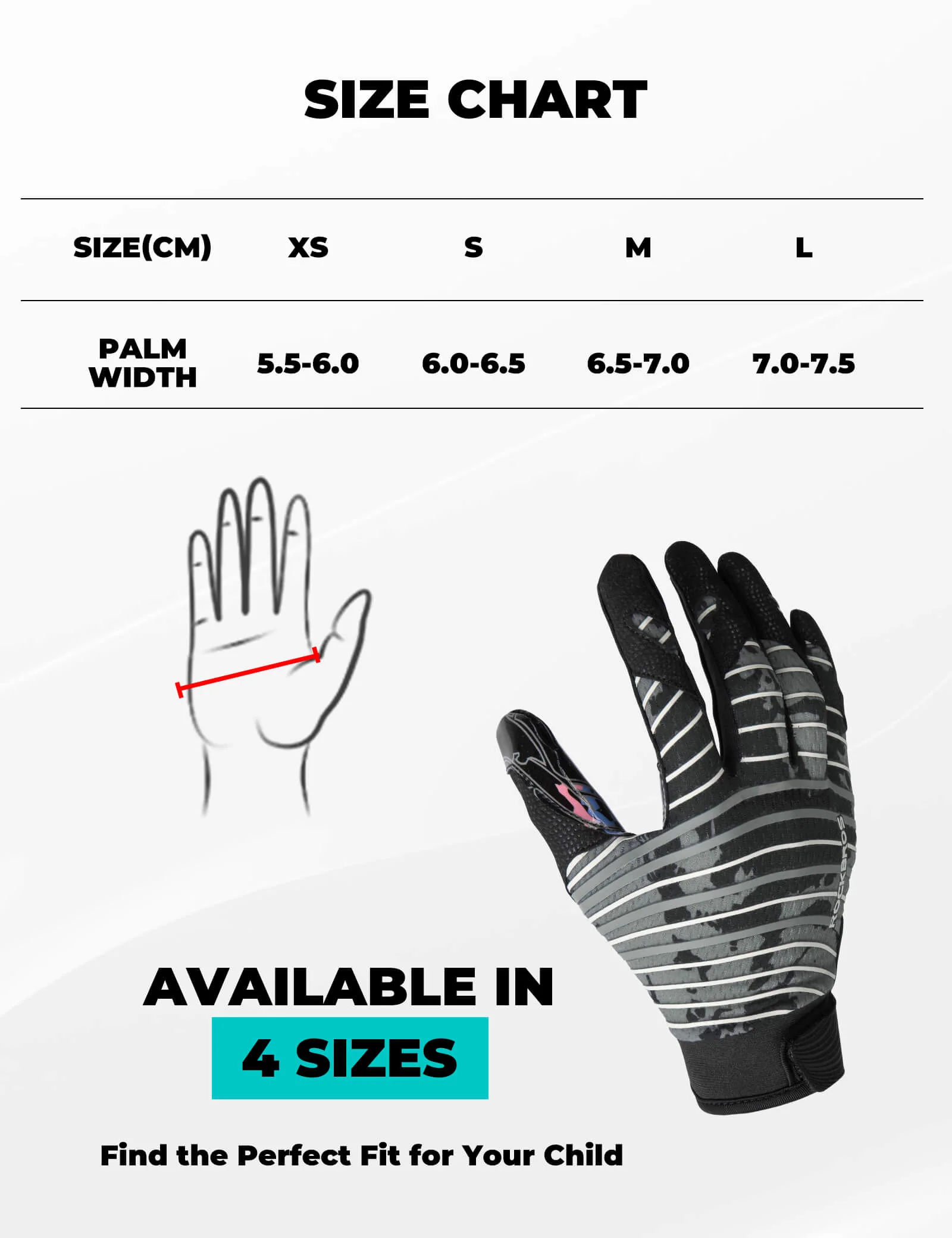 Kids Full-Finger Anti-Slip Cycling Gloves Guardian Grip - Image 6