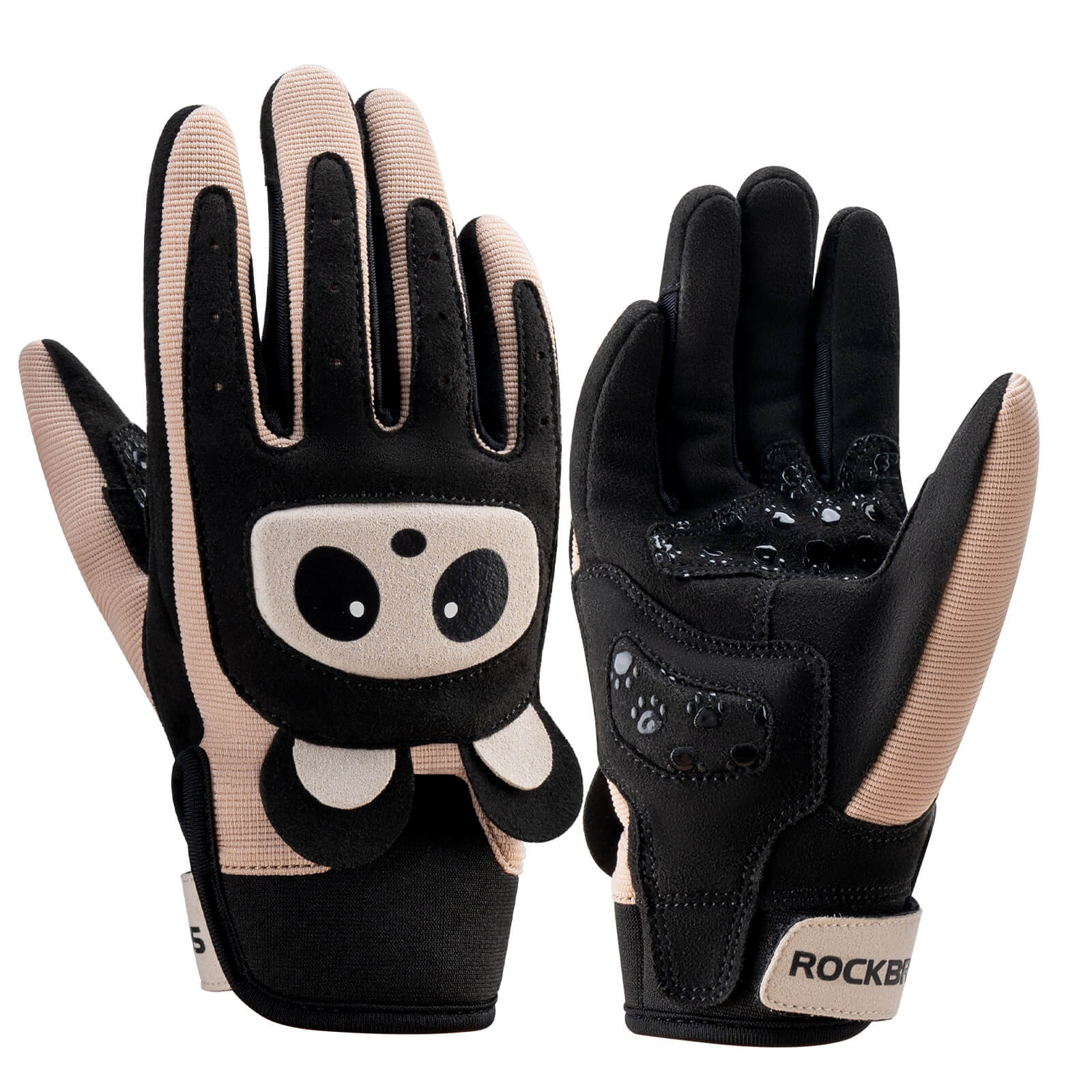 Kids Full Finger Protective Cycling Gloves with Anti-Slip Grip Ages 2–12 - Image 8