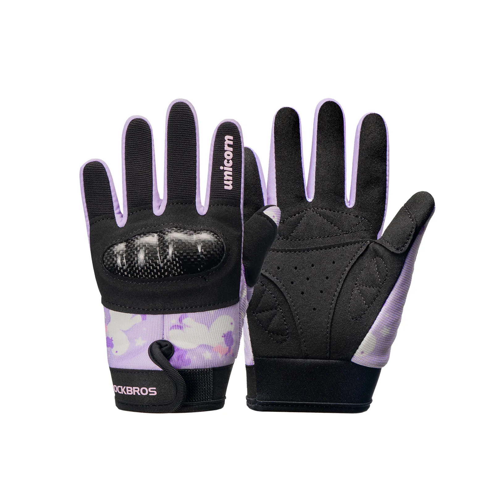 Kids Full Finger Sports Gloves with PVC Knuckle Guard - Image 13