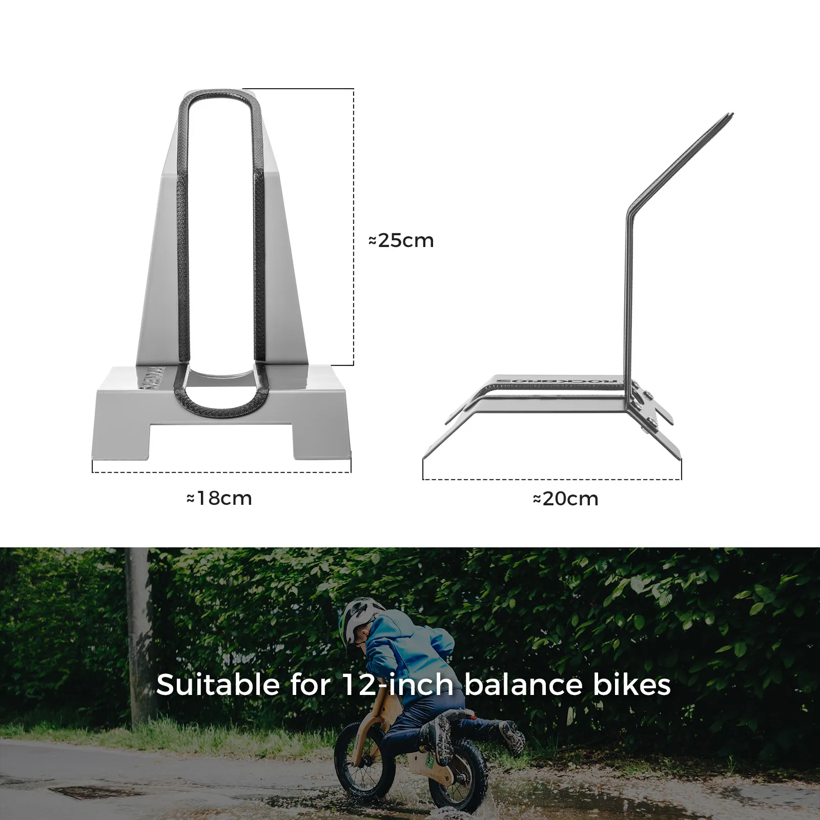 Kids L-Shape Bike Stand for 12 Inch Bicycles - Image 10