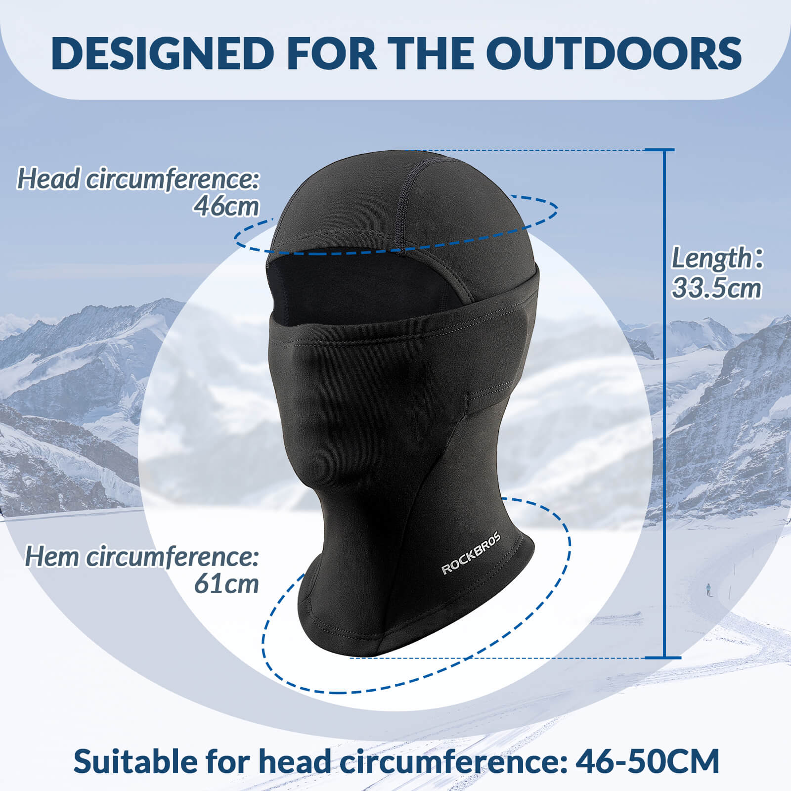 Kids Outdoor Cycling Windproof Fleece Warm Mask - Image 4