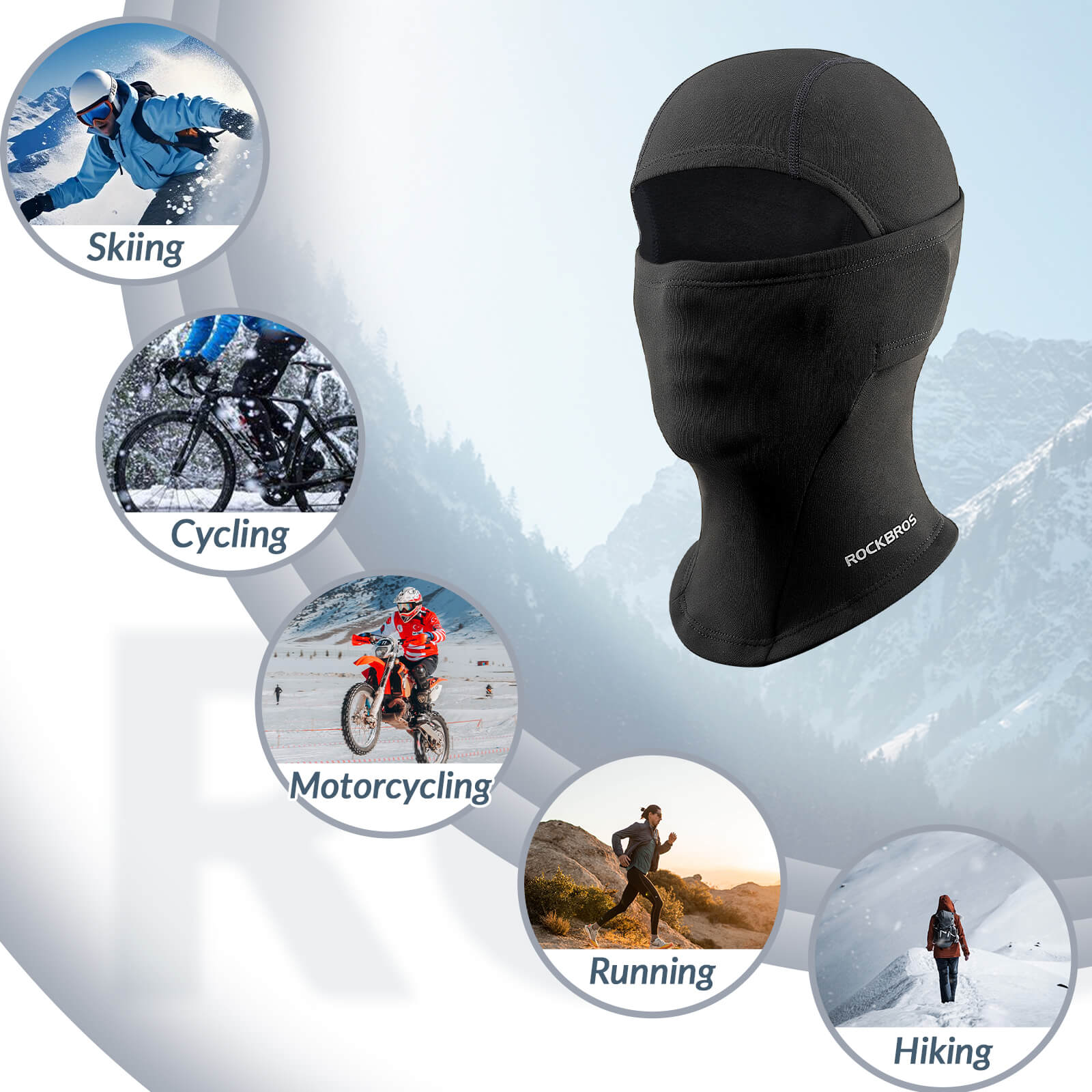 Kids Outdoor Cycling Windproof Fleece Warm Mask - Image 5