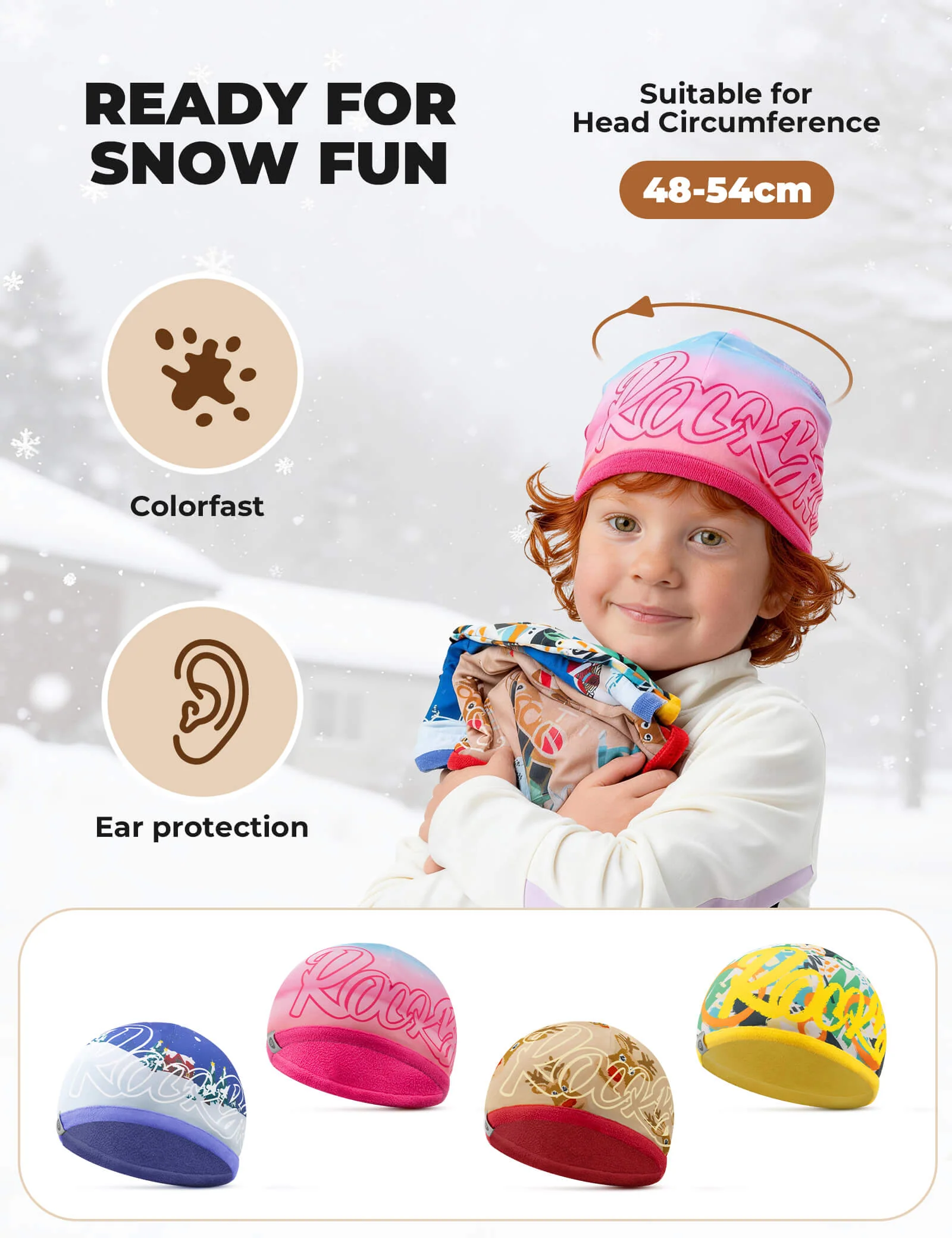 Kids Outdoor Polar Fleece Sports Balaclava - Image 15