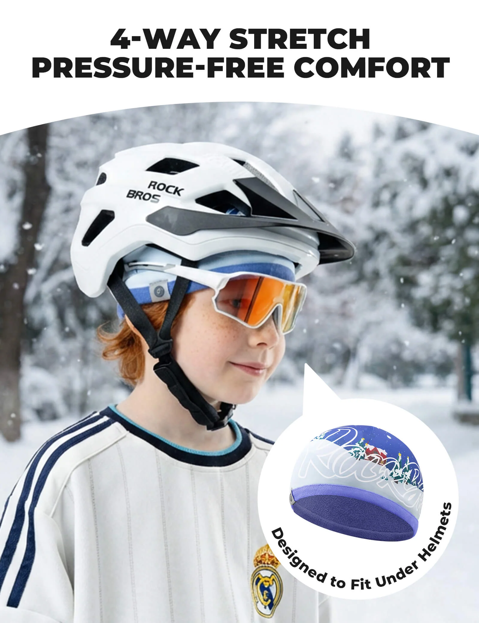 Kids Outdoor Polar Fleece Sports Balaclava - Image 4