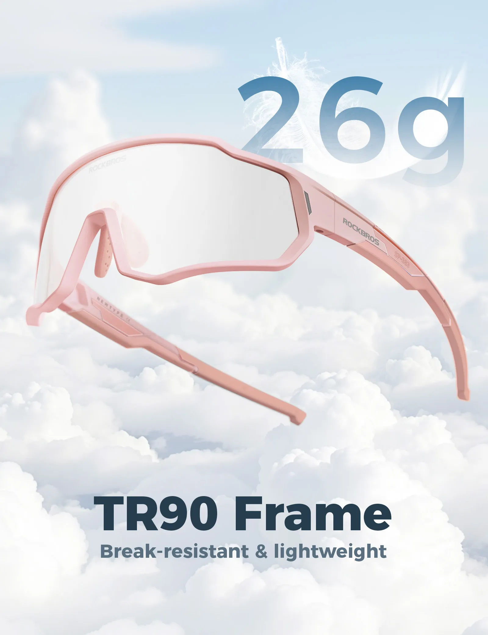 Kids Photochromic/Polarised Cycling Sunglasses UV Protection - Image 10
