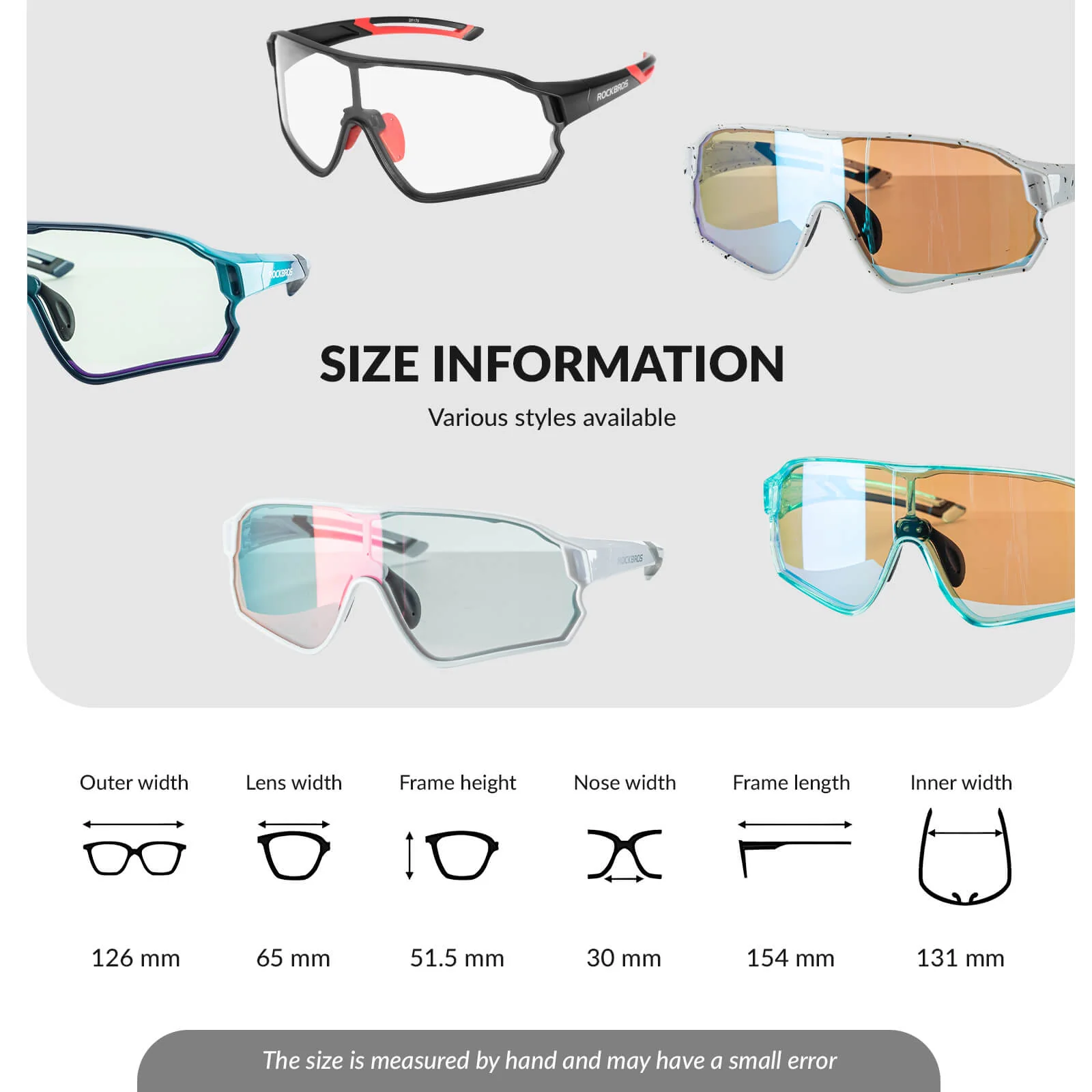 Kids Photochromic Sports Bike Sunglasses - Image 23