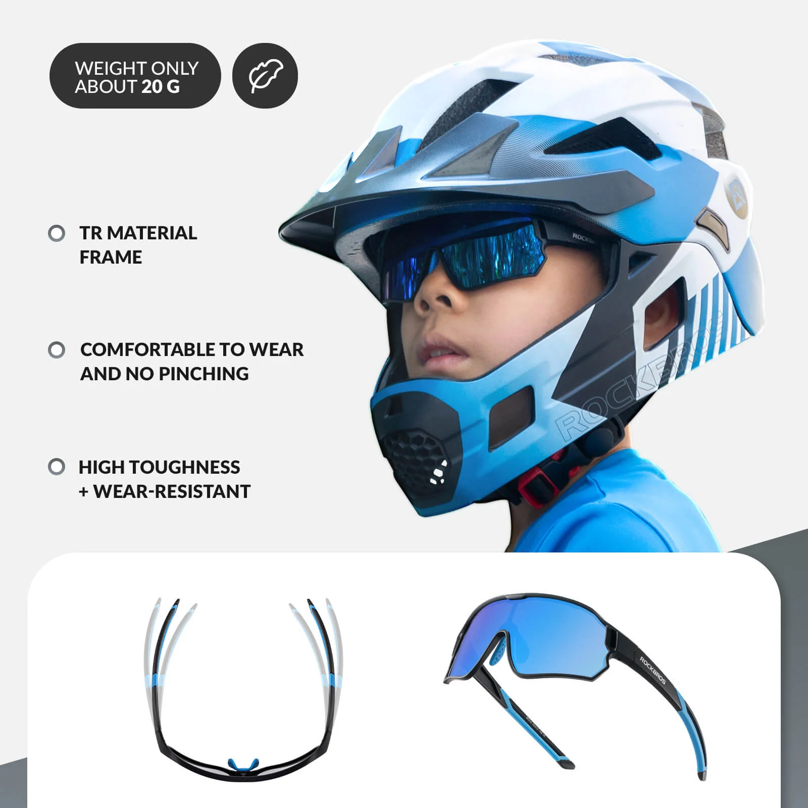 Kids Polarised Sports Bike Sunglasses - Image 23