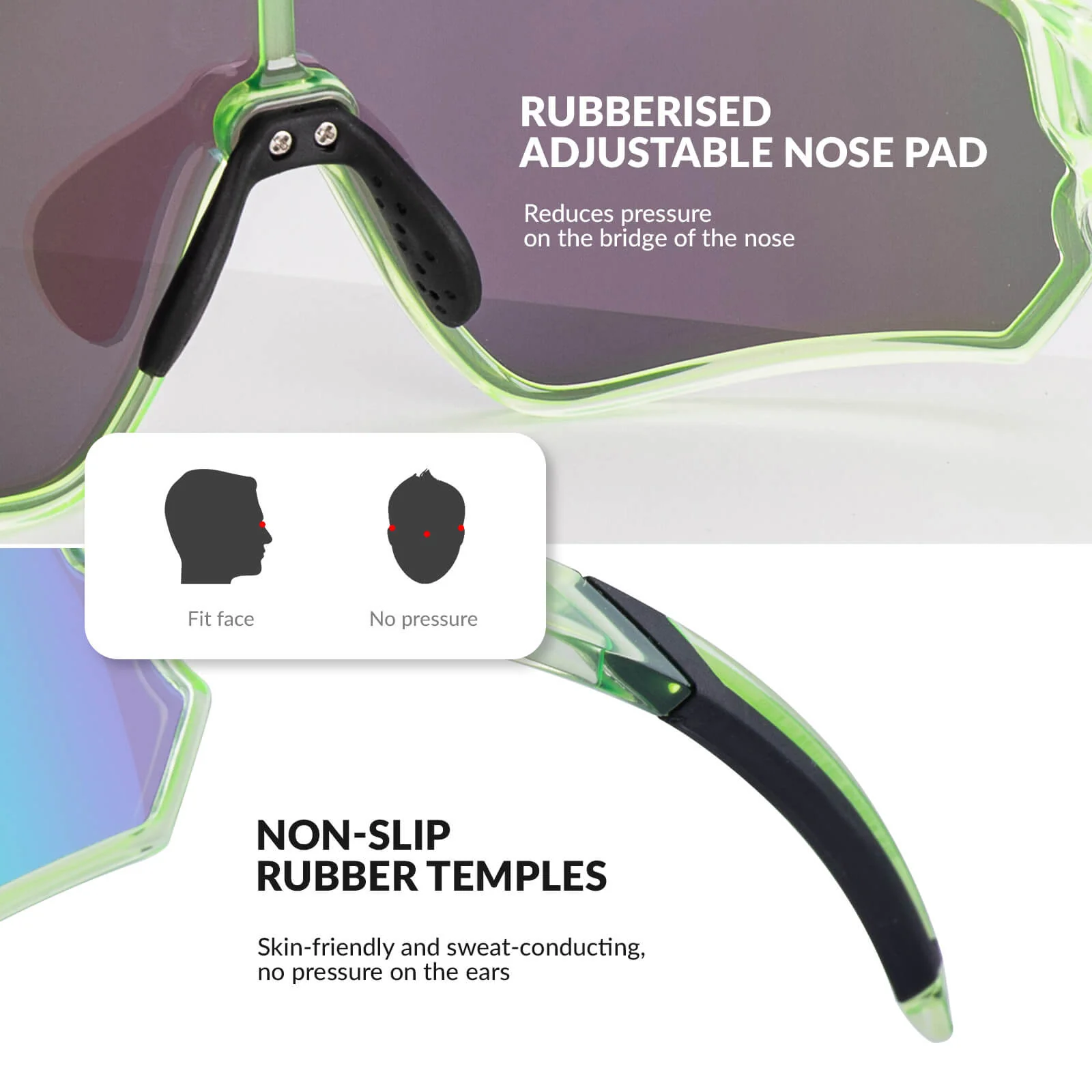 Kids Polarised Sports Bike Sunglasses - Image 4