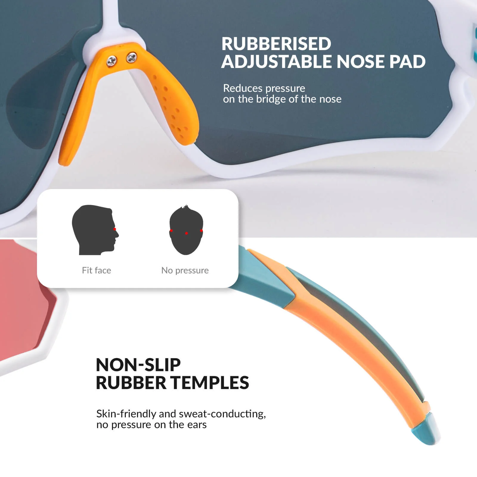 Kids Polarised Sports Bike Sunglasses - Image 9