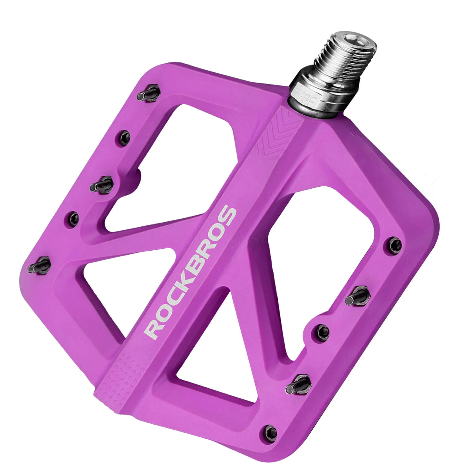 Large Multicolored Nylon Composite Bike Pedals Pair - Image 7