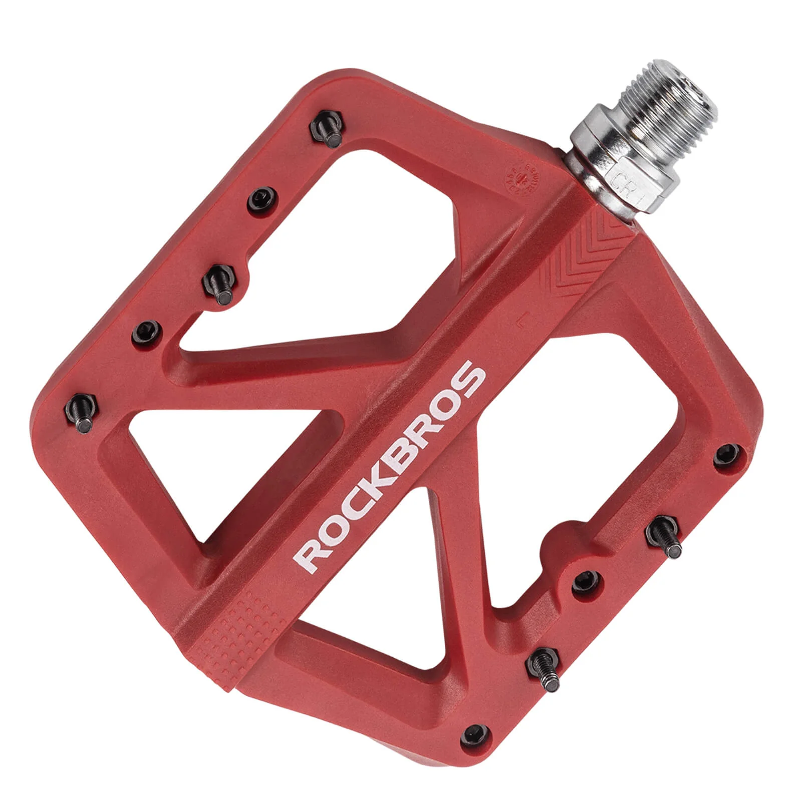 Large Multicolored Nylon Composite Bike Pedals Pair - Image 9