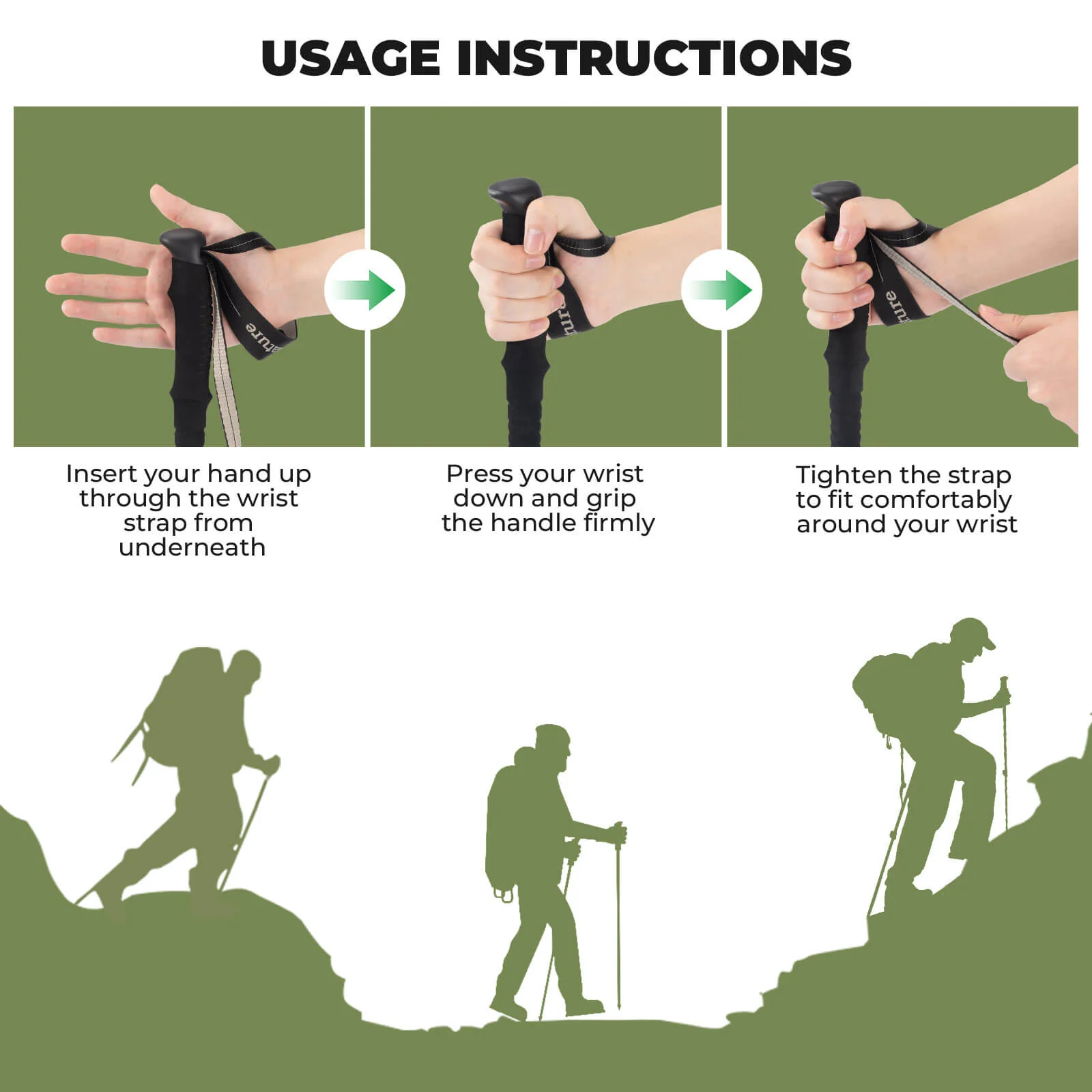Lightweight 3-Section Trekking Pole - Image 11